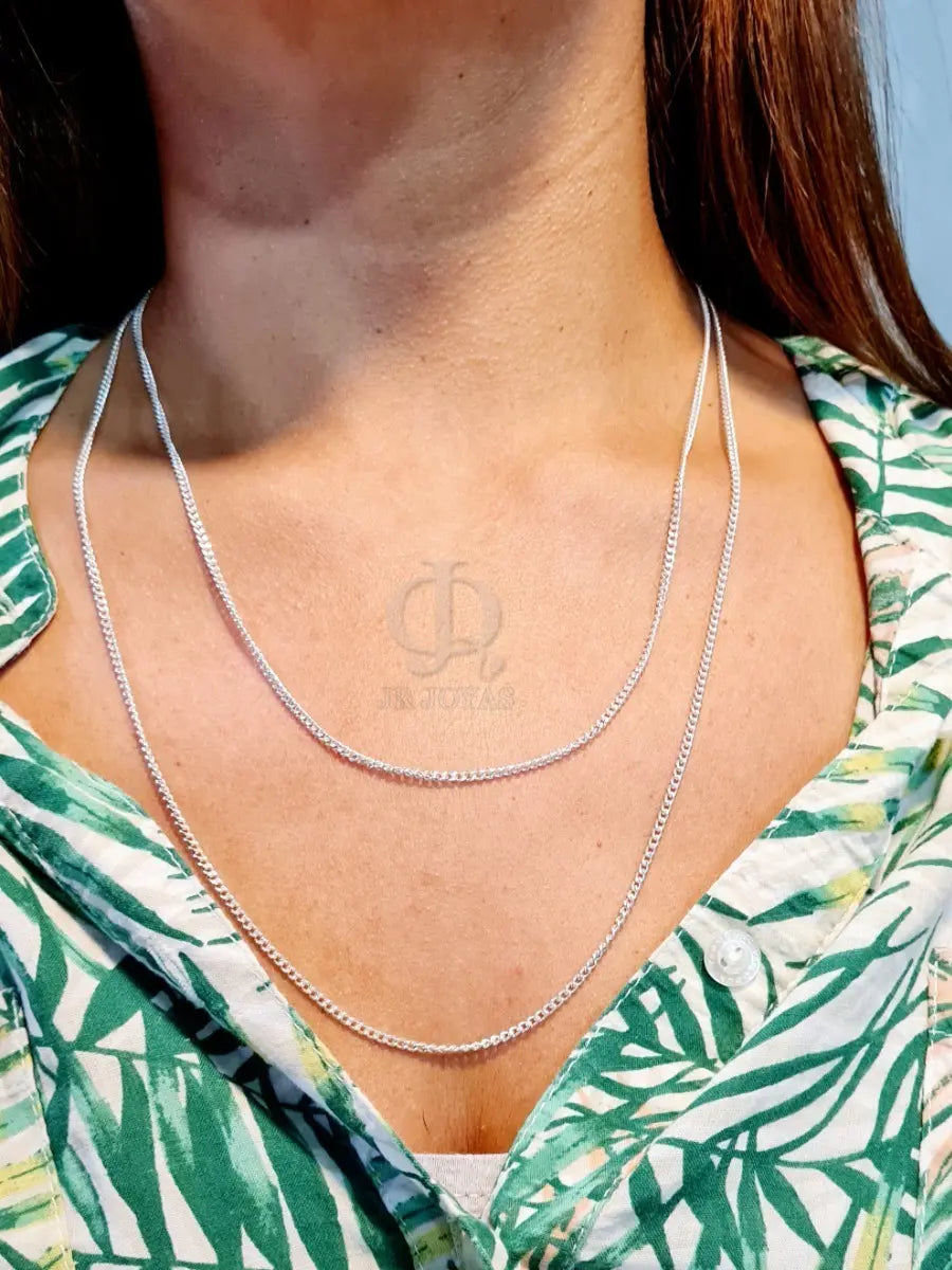 Cadena Plata 925 Groumet 2mm Mujer Hombre Jr Joyas Casa Plata